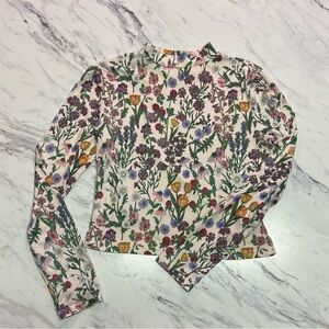 Cider Floral Knit Longsleeve top